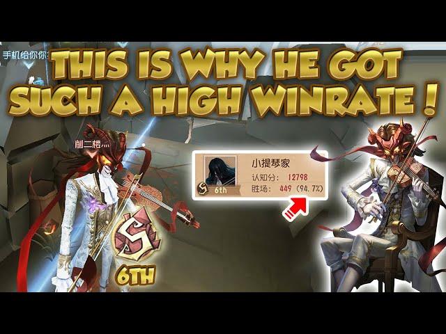 #64 (6th Violinist) 95% Winrate as a Violinist?! | Identity V | 第五人格 | 제5인격 | アイデンティティV | Violinist