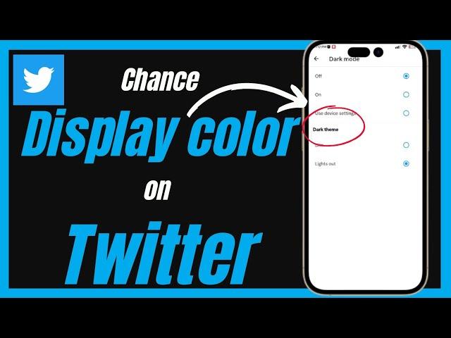 How To Change Twitter Display Color & Twitter Dark Mode 2023 Update