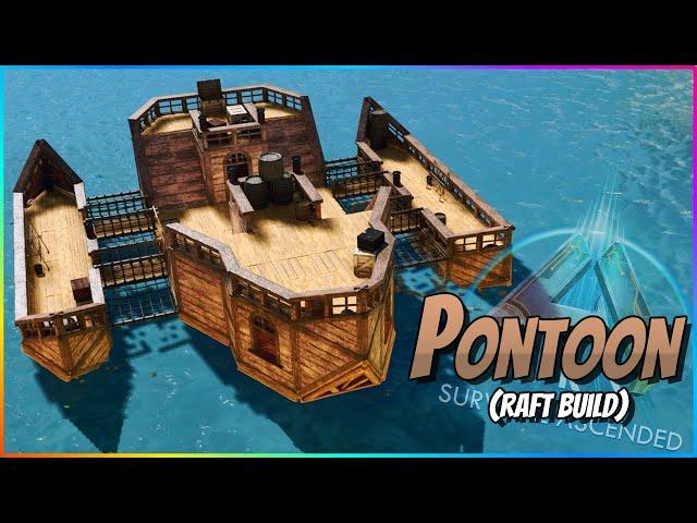 Ultimate Pontoon Raft Build Guide For Ark Survival: Ascended On All Platforms! ‍️