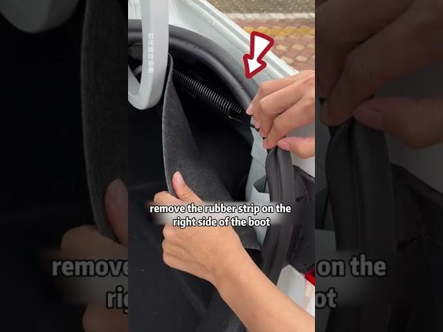 The hidden function of the car trunk!#shorts #car #driving