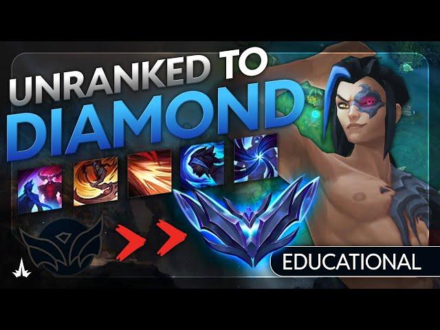 Educational UNRANKED to DIAMOND on KAYN GUIDE - How Former Rank 1 Kayn plays Jungle