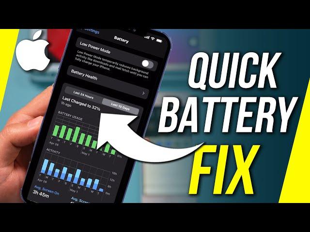 How to Fix iPhone Battery Sudden Drops