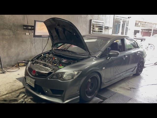 Remap Civic FD1.8 auto By KS Racing =118hp.