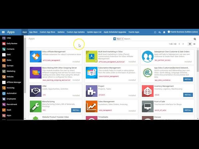 Custom Odoo Apps Store Module Lesson 1