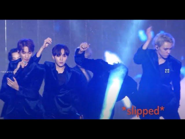 190928 Seventeen S.coups & Jun's accident @ Stage X