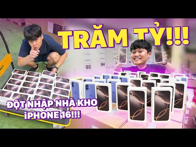 ĐỘT NHẬP NHÀ KHO iPHONE 16 PRO MAX TRĂM TỶ!!!