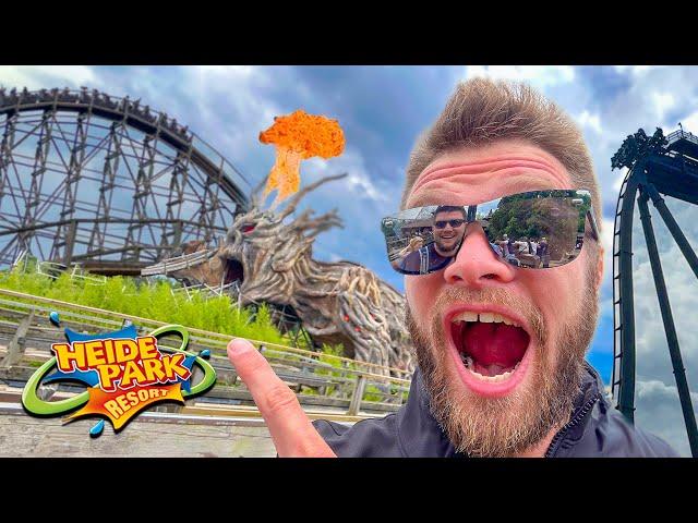 We Rode the CRAZIEST Roller Coasters at HEIDE PARK in Germany!