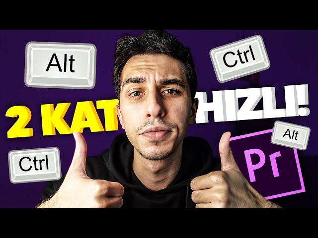 YouTube Videolarınızı 2 KAT HIZLI Montajlayın! - Adobe Premiere Pro Kısayolları