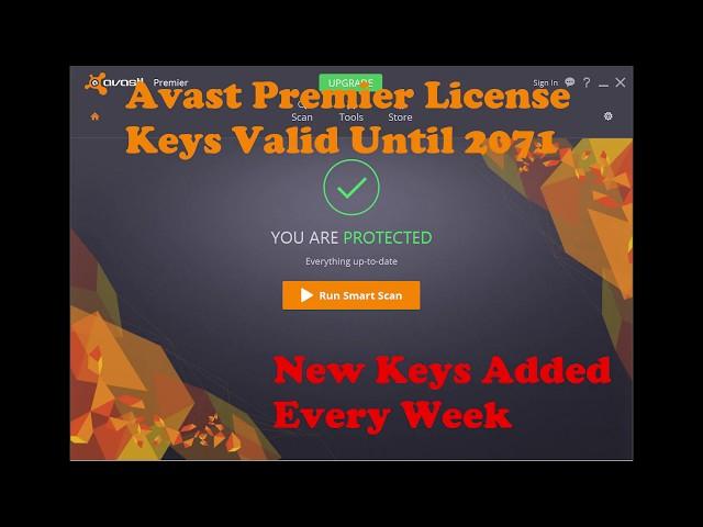 New Avast Premiere License Keys Until 2071 | Updated Weekly | Free