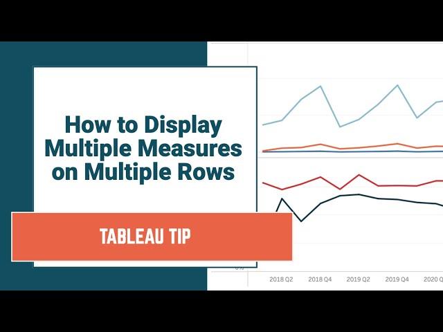 How to Tableau : Multiple Measures on Multiple Rows