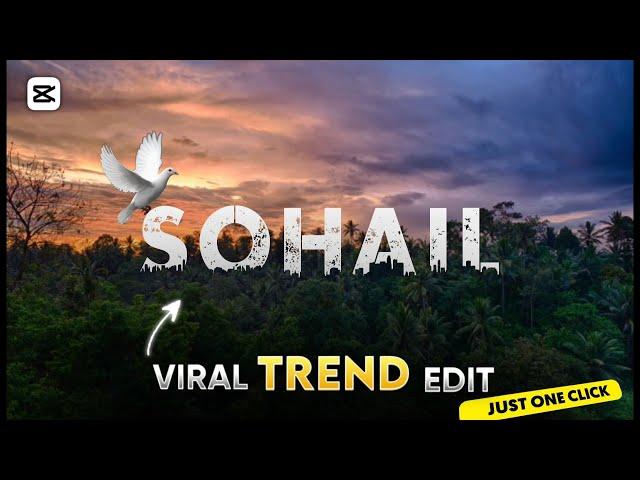 Trending Viral Name Art Video Editing In Capcut | Video Editing | How To Edit Name Art Photo