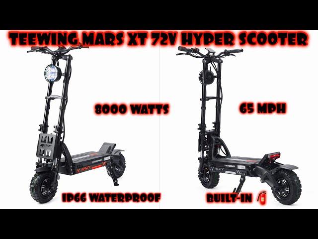 TEEWING MARS XT 72V HYPER SCOOTER UNBOXING 