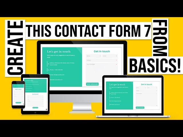 Contact Form 7 WordPress Tutorial I Make Responsive Contact Form 7 | Design-1