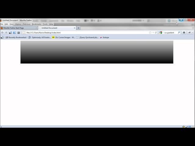 Dreamweaver Tutorial: Create Gradients with CSS -HD-