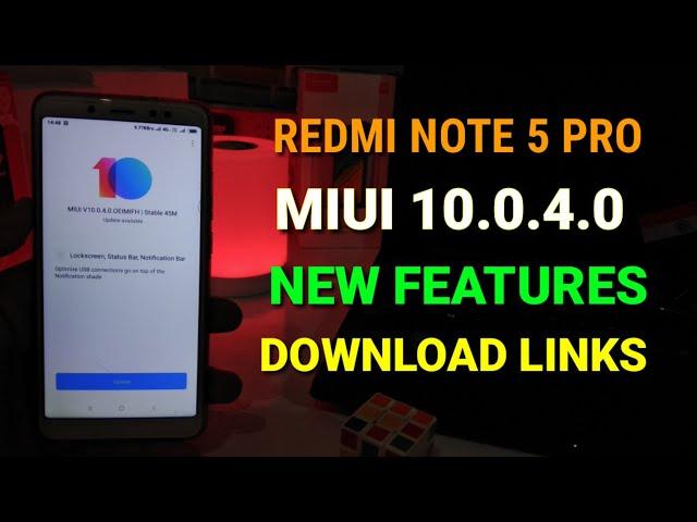 Redmi Note 5 Pro miui 10.0.4.0 Stable Update released | miui 10.0.4.0 for Redmi note 5 pro