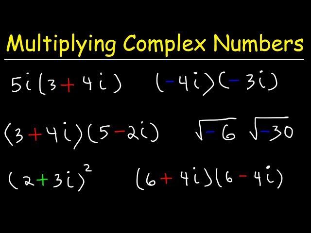 Multiplying Complex Numbers