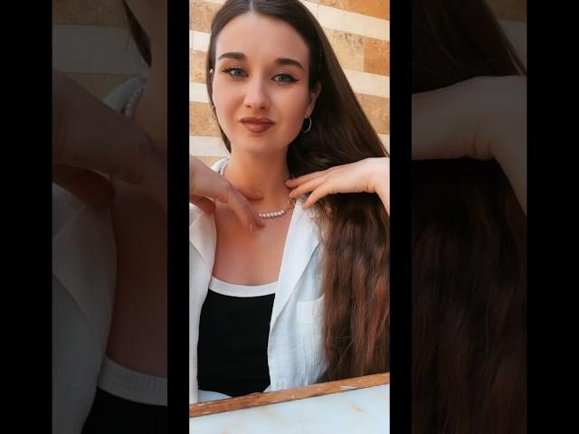 #longhair #ingash #pearls #ingashasmr️ #prettysmile #hairplay