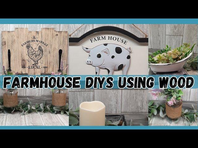 MUST See Rustic Wood Crafts For Your Home! Easy Wood Decor On A Budget!