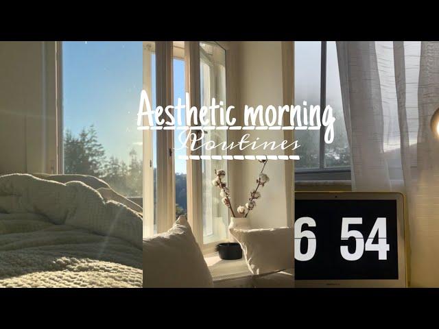 Aesthetic morning routines| TikTok Compilation 