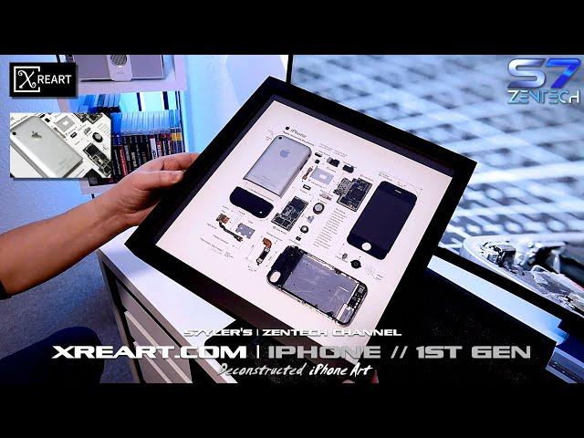 XREART.COM iPhone Teardown Framed Art | Unboxing and Review | Valuable Collectible & Best Gift Idea!