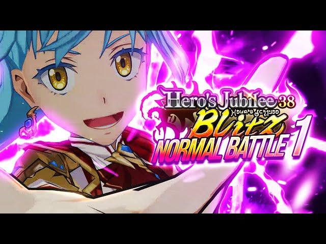 DARK TEAM RULES THE WORLD! HERO'S JUBILEE BLITZ 38 NORMAL BATTLE 1! (Slime: Isekai Memories)