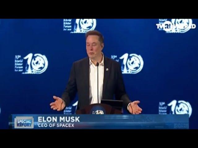 ELON MUSK SPEAKS AT THE 10th WORLD WATER FORUM 2024