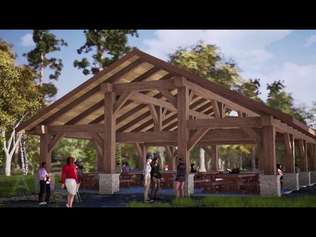 Timber Frame Pavilion | Big Timber Patio Cover for Outdoor Weddings, Gatherings & Parks