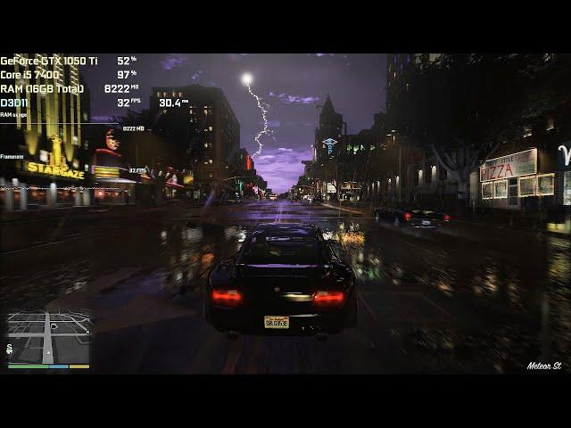 GTA V REDUX GRAPHICS MOD v1.9 (2020) + Ultra Graphics Settings on GTX 1050 Ti