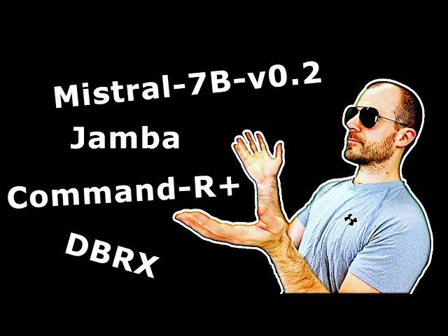 [ML News] Jamba, CMD-R+, and other new models (yes, I know this is like a week behind )