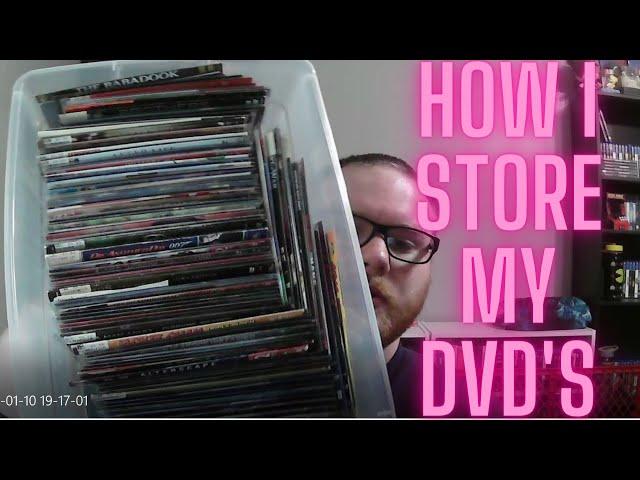 How I Downsized My DVD's To Save Space