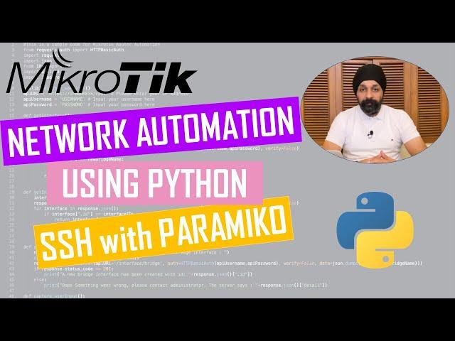 Network Automation using Python(Paramiko Module) on MikroTik