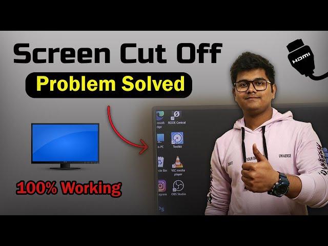 How To Fix Screen Cut Off On PC | Fix Cut Off Display | How To Fix Display Settings | Screen Cut Off