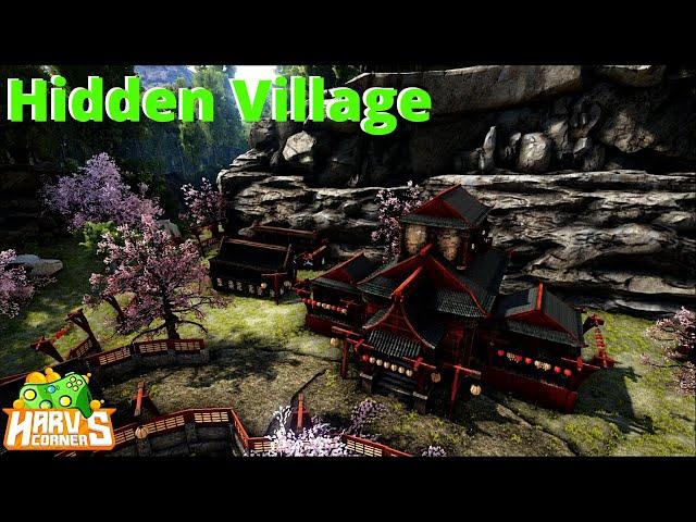 Ark Building: Hidden Village (The Island, Eco's Tokugawa Mod) Ark Survival Evolved