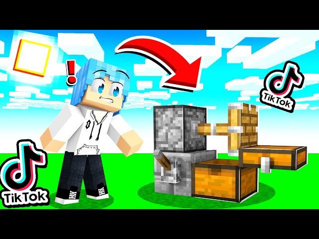 JE TESTE LES ASTUCES TIKTOK DANS MINECRAFT !