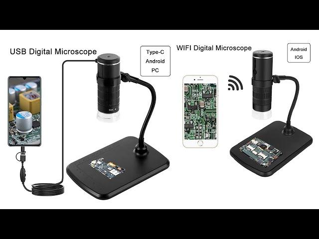 Wifi Microscope / Microscope Zoom / Microscope 1000x / Microscope Portable / Digital Microscope