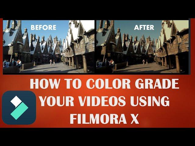 Color Grading and making LUTS, Wondershare Filmora X Tutorial?