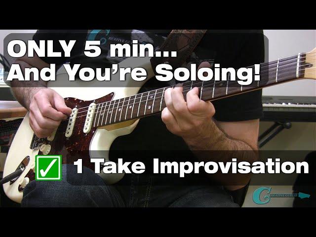 Only 5 min. and YOU are SOLOING! - Guitar Solo (IMPROVISATION)