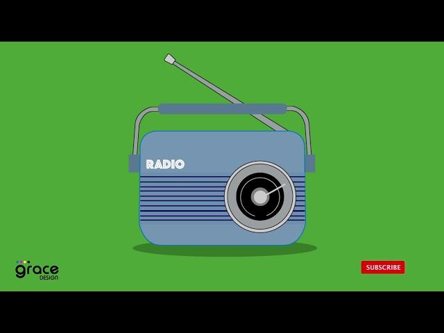 Radio Animation Green Screen