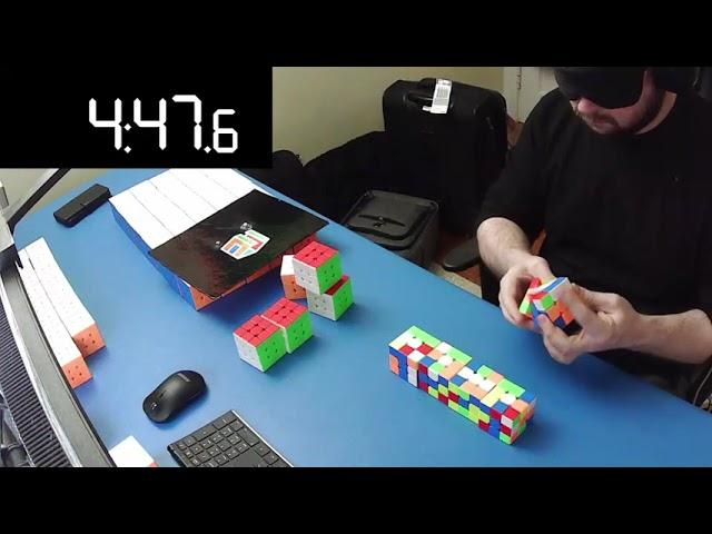 10/10 MBLD in 5:46.61 (13.5 exec/cube)