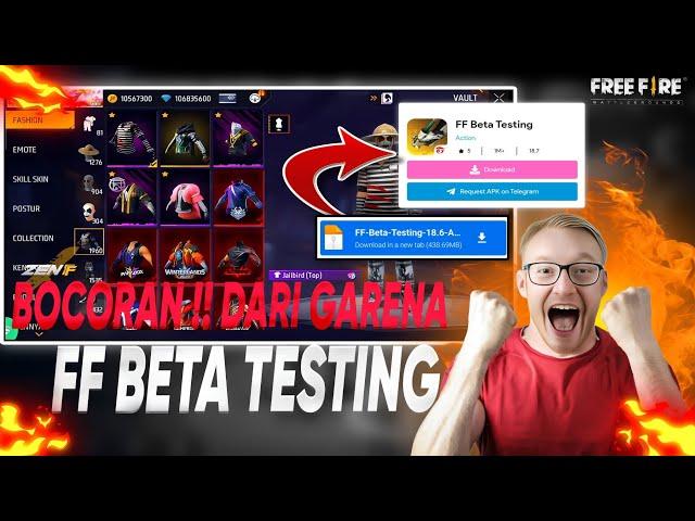 BOCORANCARA DOWNLOAD FF BETA TESTING 2025! FREE FIRE BETA TESTING ANDROID TANPA ROOT WORK 100%