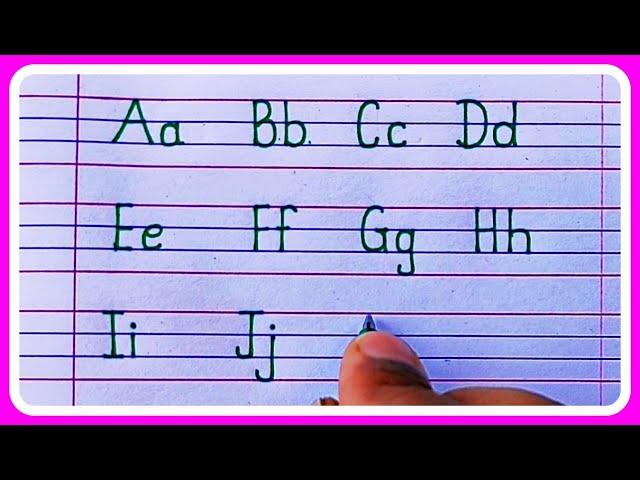 How to write Capital Letters and Small Letters/abcd capital and small letter writing