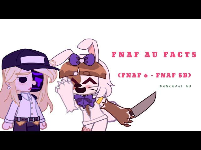  FNAF Gacha - AU Facts (FNAF 6 - SB / Paranormality AU) 