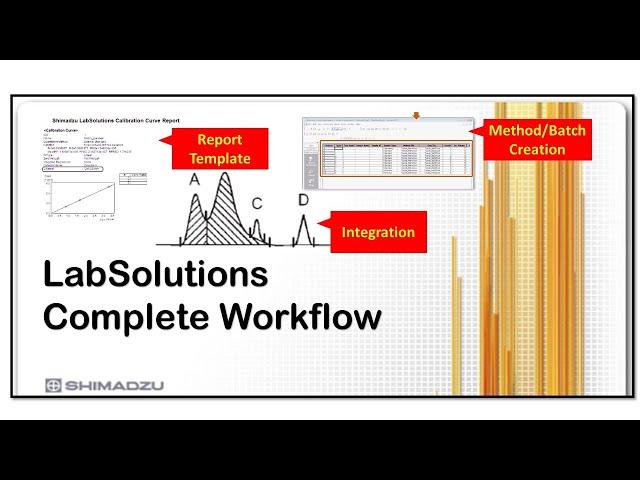 Shimadzu LabSolutions Complete Workflow for LC/GC.