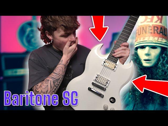 The Buckethead SG? | Gibson Baritone SG Alpine White