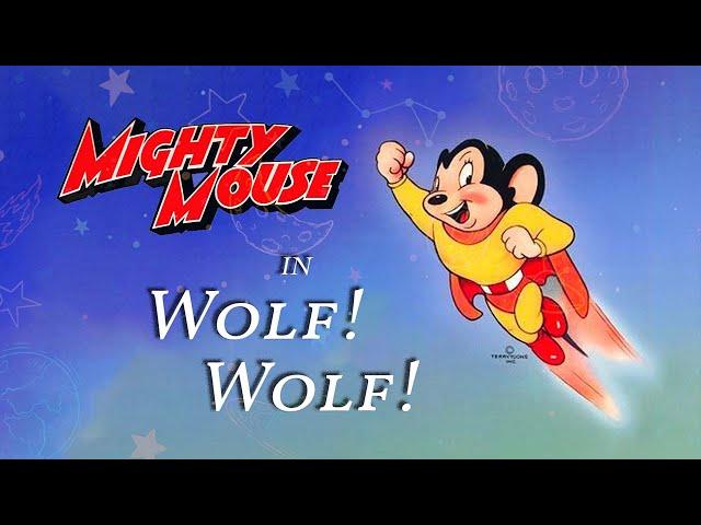 Mighty Mouse in Wolf Wolf 1944 VHS Full Movie - Old Cartoons