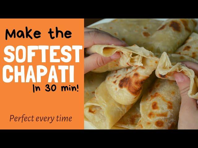 Easiest chapati recipe. Great results every-time!