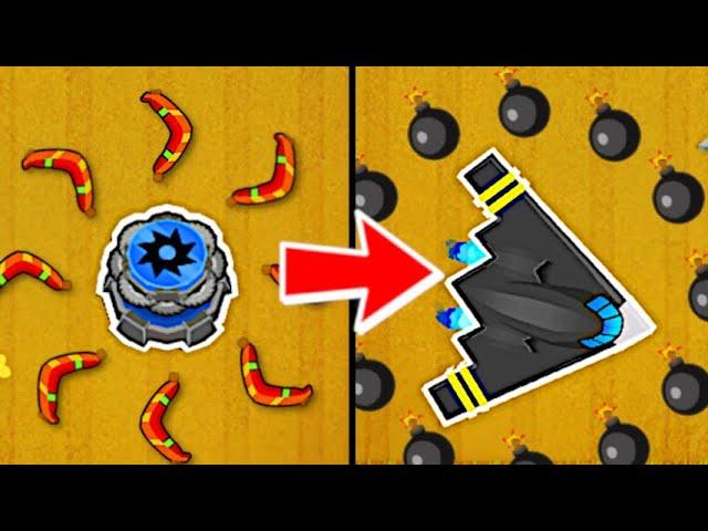 Bloons TD 6 But EVERY Upgrade AND Projectile Is Random!