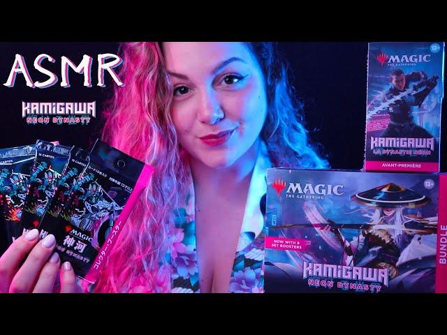 ASMR | Opening Booster Kamigawa Neon Dynastie | Magic The Gathering | FR