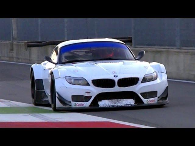 2 x BMW Z4 GT3 Pure V8 Engine Sound