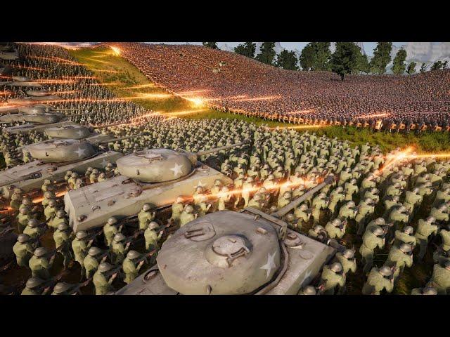 Entire US Army VS 2 Million Roman Soldiers - Ultimate Epic Battle Simulator UEBS 2